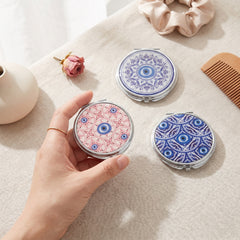 Evil Eye Mandala Eco-Friendly Compact Mirror