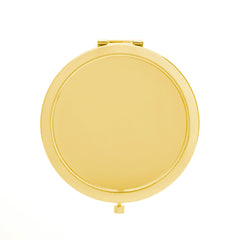 Round Recessed Blank Compact Mirror Blanks Bulk - Single Bezel Metal Folding Pocket Mirror Setting for DIY Epoxy Resin, Rhinestones, Sublimation & Custom Logo Engraving (Silver, Gold, Light Gold, Rose Gold, Antique Bronze) 🪞✨