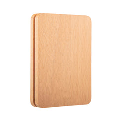 Rectangular Bamboo Compact Mirror, 90×65mm Portable Folding Makeup Mirror, 95% High Clarity Eco-Friendly Wooden Pocket Mirror for Women, Travel, Office, Daily Use & Gift (74g