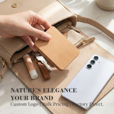 Rectangular Bamboo Compact Mirror, 90×65mm Portable Folding Makeup Mirror, 95% High Clarity Eco-Friendly Wooden Pocket Mirror for Women, Travel, Office, Daily Use & Gift (74g