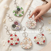 Heart-Shaped Bling Rhinestone Compact Makeup Mirror Double-Sided Portable Pocket Mirror, Eco-Friendly Material, 95% Reflectivity, Stylish Gift for Women & Girls (2.5x2.4 inch)