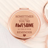 โจ Exclusive Blessings! 65mm Rose Gold Button Makeup Mirror โจ Double-sided, 2x magnification, HD glass, ready to ship! Perfect gift for any festive occasion! ๐น๐