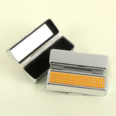 Exquisite Lipstick Box, 80*30mm, Equipped with Sparkling Rhinestones, Available in Four Colors ,Black, Blue, Yellow, White, Perfect for Holding Your Lipstick