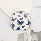 β¨πΏ Fashionable And Eco-Friendly Leather, Printed With Your Own Pattern! 75*80mm One-Way Mirror, Colorful Stainless Steel, Allows You To Easily Create Perfect Makeup! πβ¨