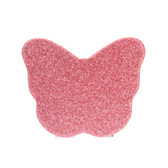Pink Glitter Butterfly Compact Mirror, Cute Double-Sided Folding Makeup Mirror with 95% High Reflectivity, Portable Pocket Mirror for Purse/Travel, Gift for Women & Girls