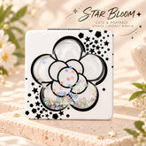 Star Bloom flower liquid glitter quicksand square compact mirror lifestyle