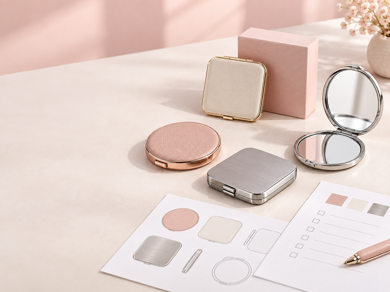 CHOIZIN OEM and ODM compact mirror development samples