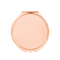 Round Blank Compact Mirror Setting Blanks - Multi-Color Electroplated HD Double-Sided Folding Pocket Metal Mirror Frame for DIY Crafts, Sublimation, Resin, Cabochon Jewelry Making (Silver, Gold, Light Gold, Rose Gold) 🌸✨