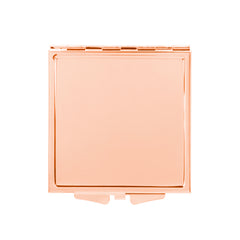 6cm Mini Square Blank Compact Mirror Setting Blanks - Multi-Color Electroplated HD Double-Sided Folding Pocket Metal Mirror Frame for DIY Crafts, Sublimation, Resin, Cabochon Jewelry Making (Silver, Gold, Light Gold, Rose Gold) 🪞✨