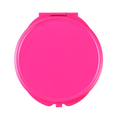 Matte Spray Painted Round Blank Compact Mirror Setting Blanks - Multi-Color Colorful HD Double-Sided Folding Pocket Metal Mirror Frame