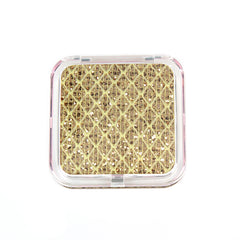 Square Sequin Acrylic Compact Mirror, Portable Folding Makeup Mirror with Sparkle Design, 95% High-Definition Reflection, for Women, Travel, Daily Touch-Ups & Gifts