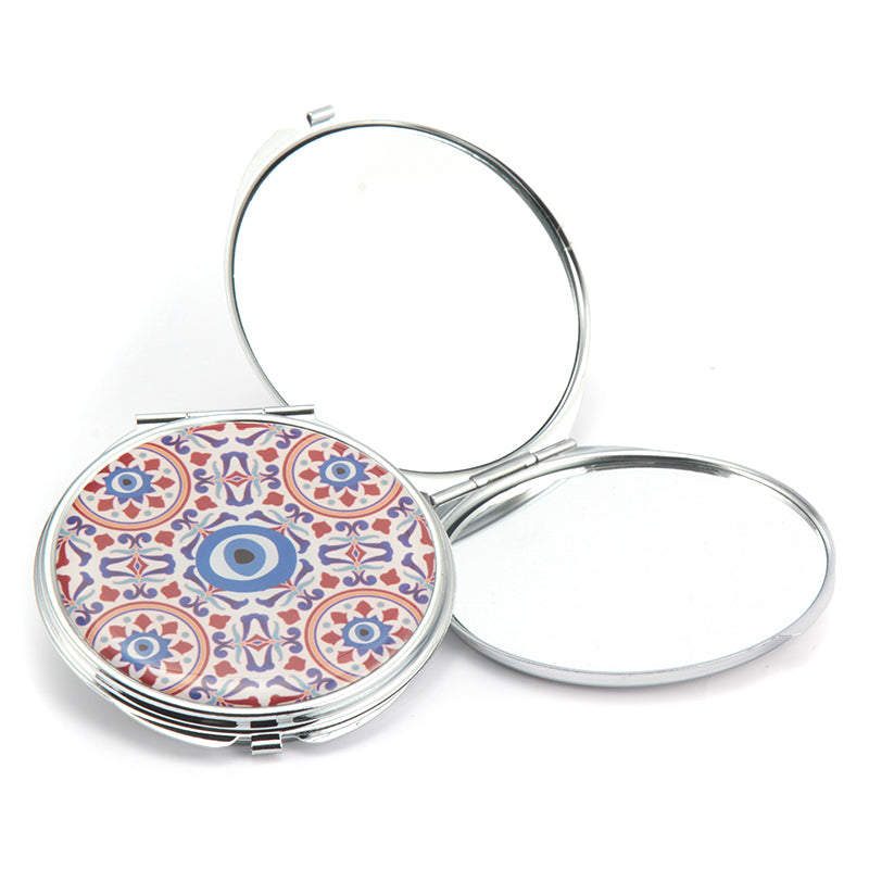 Evil Eye Mandala Eco-Friendly Compact Mirror