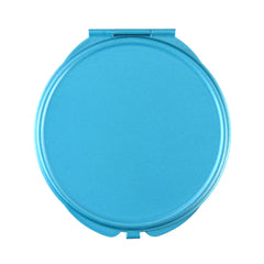 Matte Spray Painted Round Blank Compact Mirror Setting Blanks - Multi-Color Colorful HD Double-Sided Folding Pocket Metal Mirror Frame