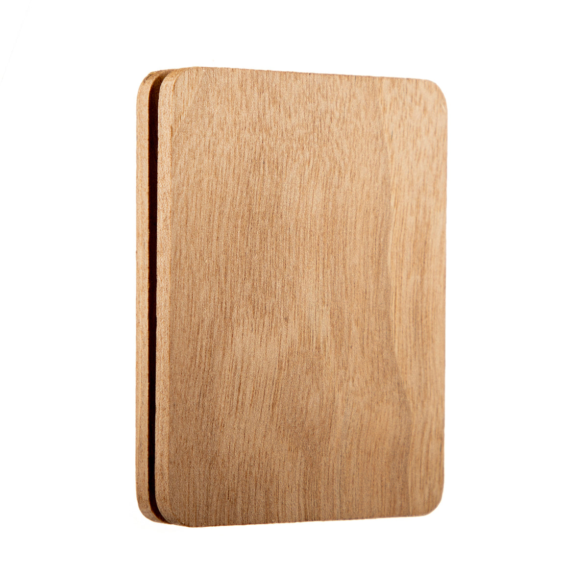Rectangular Bamboo Compact Mirror, 90×65mm Portable Folding Makeup Mirror, 95% High Clarity Eco-Friendly Wooden Pocket Mirror for Women, Travel, Office, Daily Use & Gift (74g