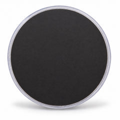 70mm round liquid glitter fridge magnet soft magnetic back view