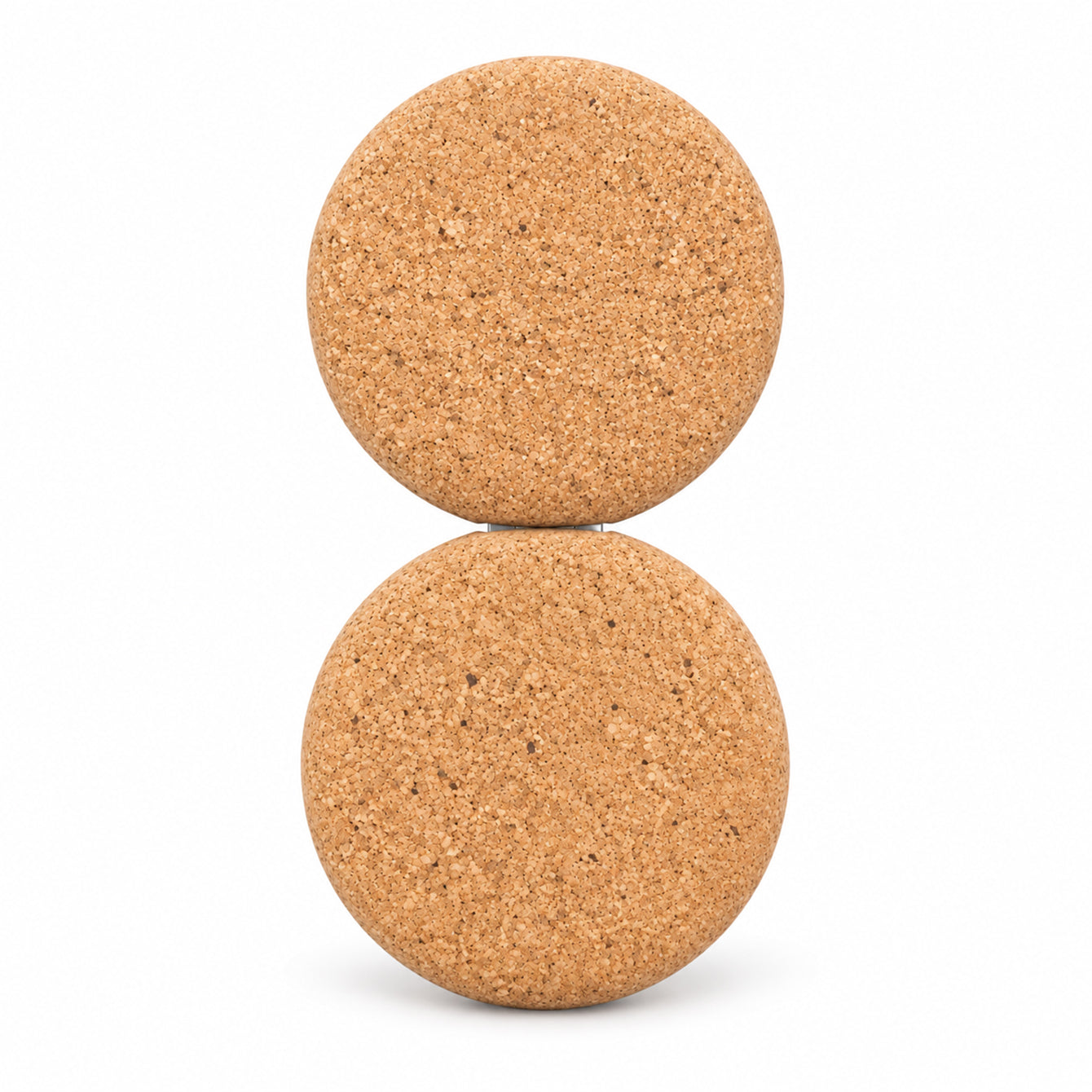 Natural cork compact mirror unfolded outer covers