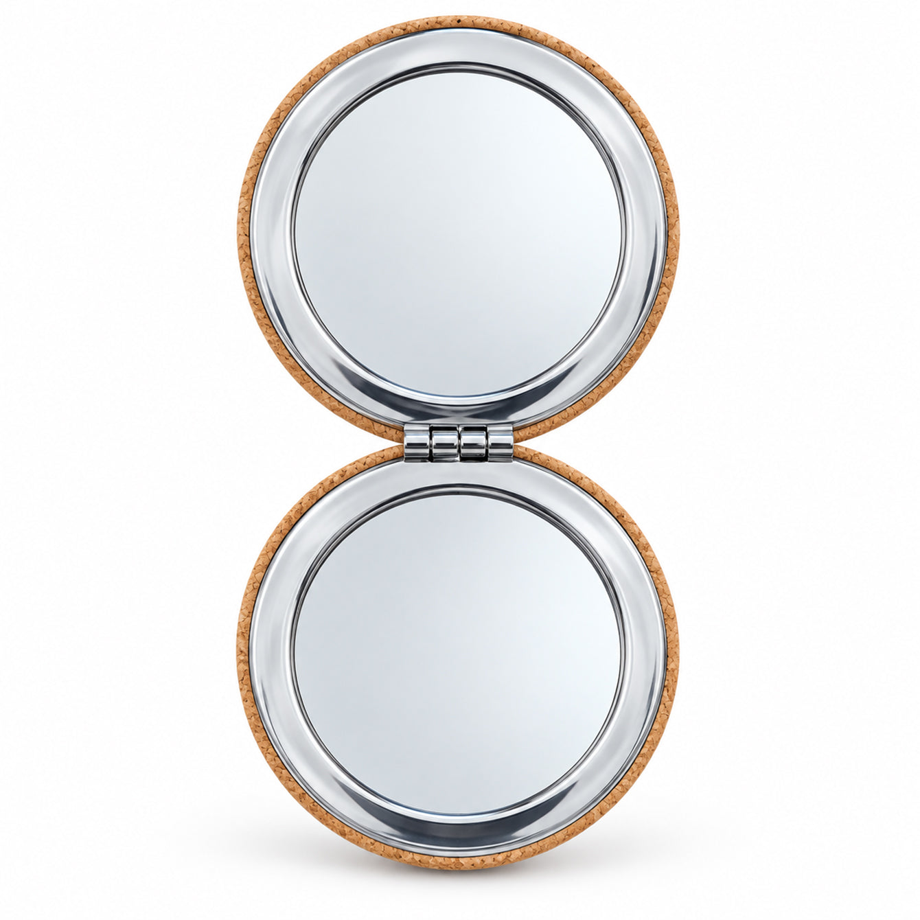 Natural cork dual mirror inside view