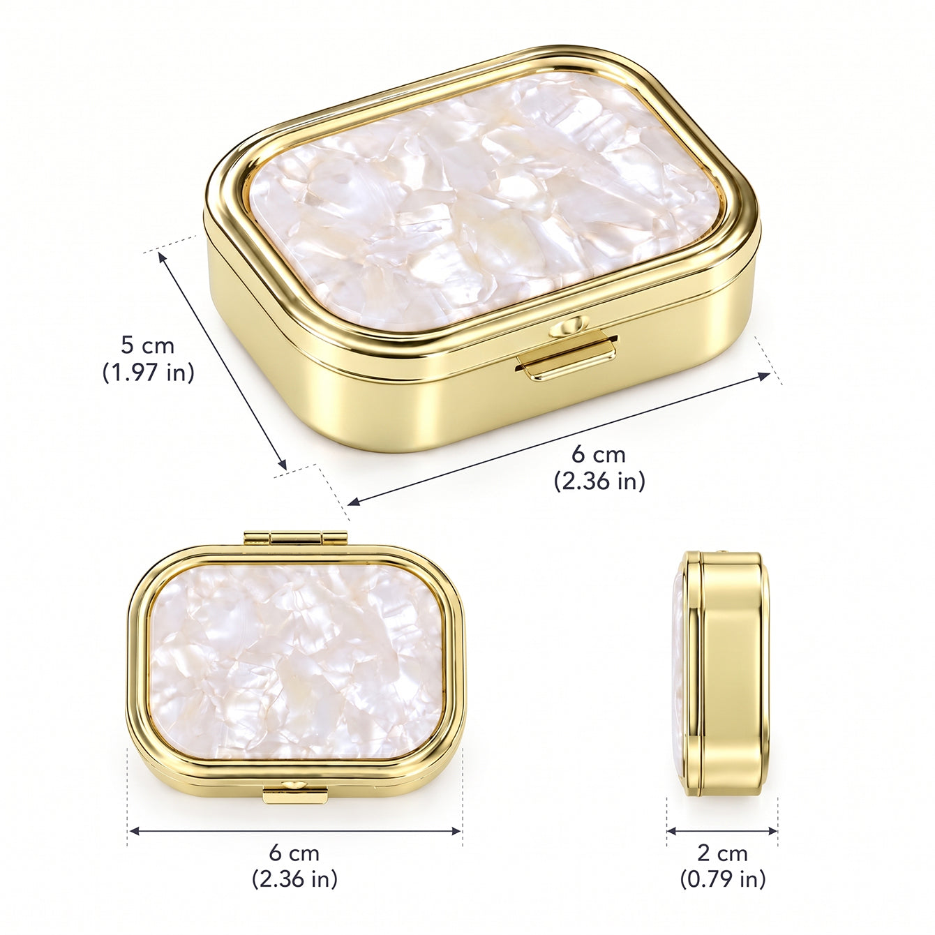 Light Khaki pearl-effect lid color reference