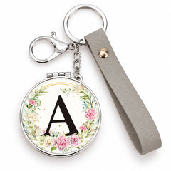 Floral A initial compact mirror main image