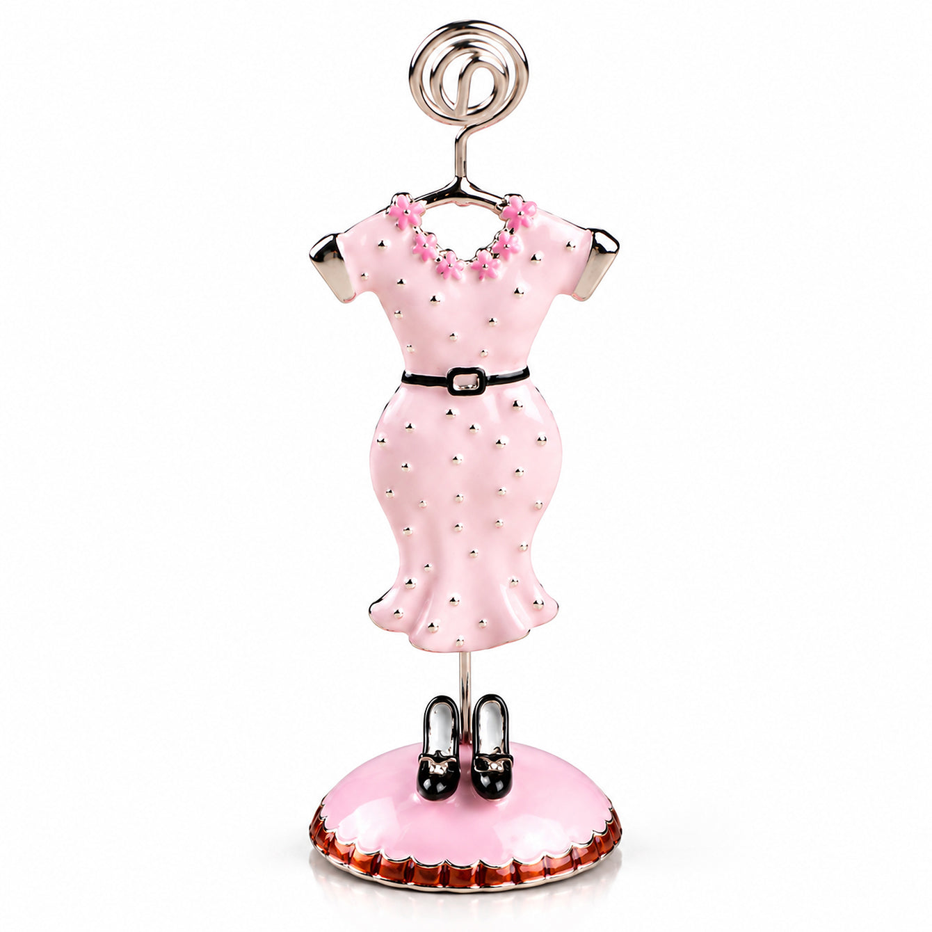 Tarjetero vestido rosa — fondo blanco