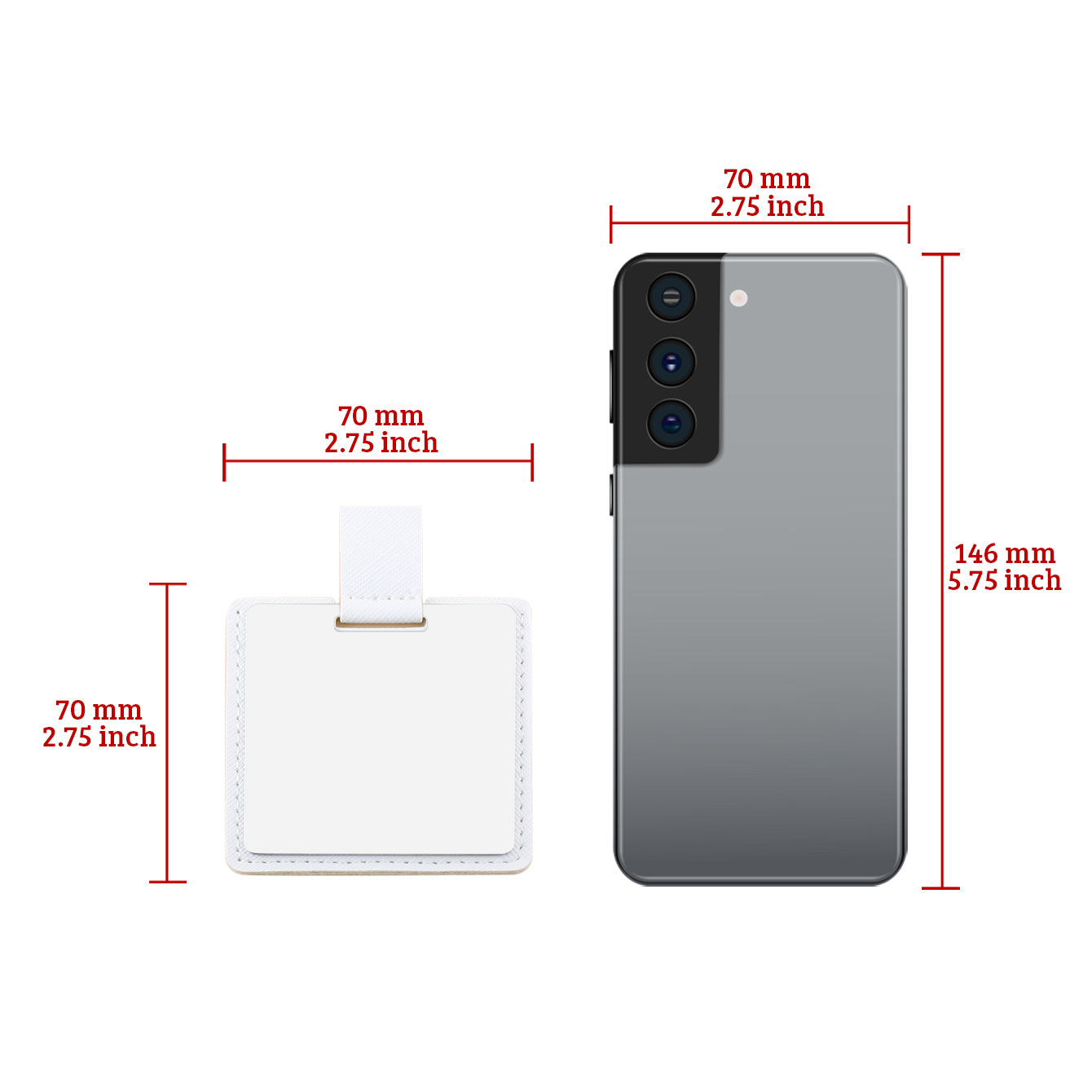 1 PC Square Sliding Single-Sided Makeup Mirror Stainless Steel With Leather Exterior Portable Compact Design Ideal For Precision Makeup Perfect Gift For Mother Daughter Sister Girlfriend Suitable For Home Office Travel And More