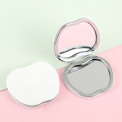 DIY Blank Folding Double-Sided Makeup Mirror Multiple Shapes And Colors Customizable Design Compact And Portable