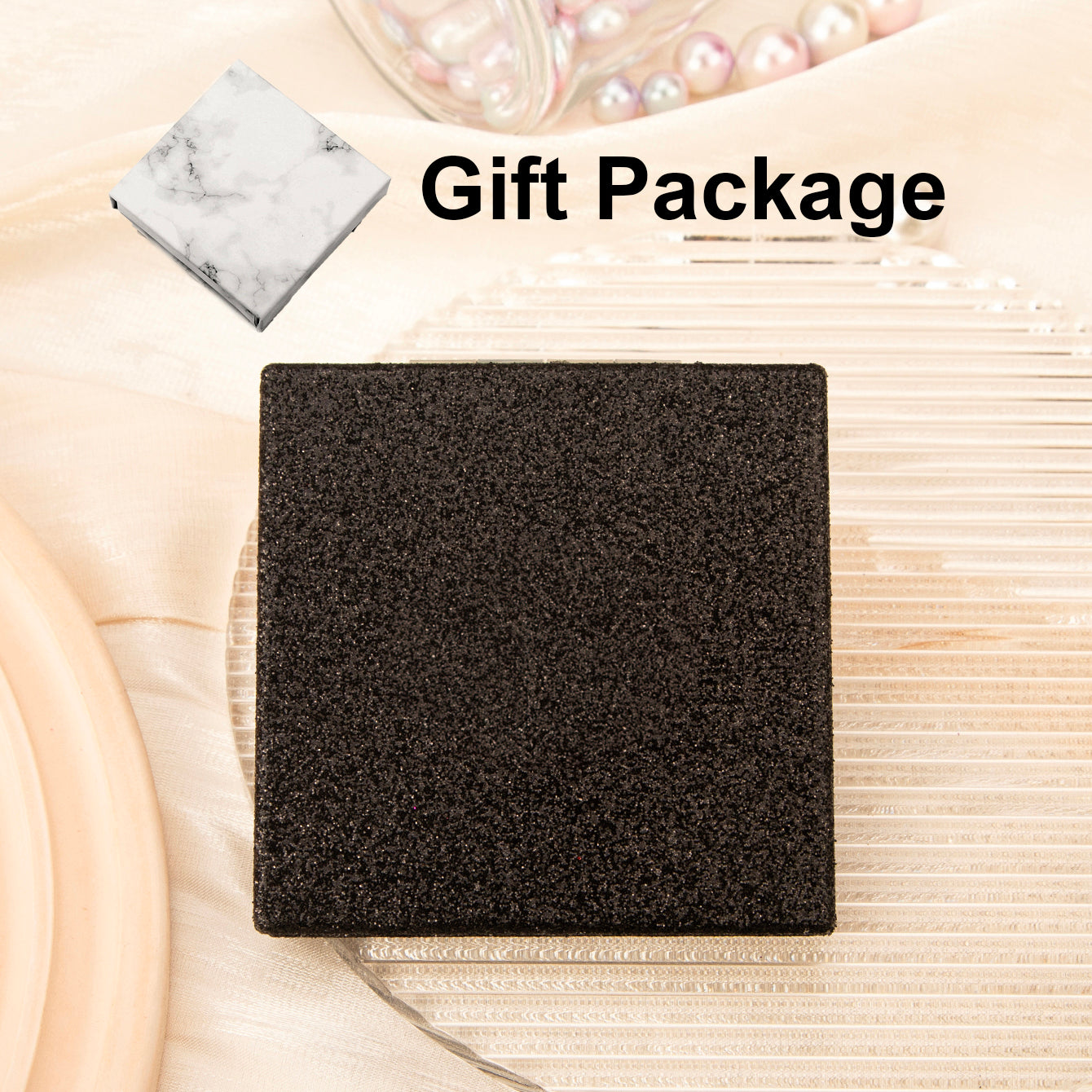 1PC Square Loose Powder Makeup Mirror Folding Double Side Compact Mirror 2X Magnification Available In Pink Yellow And Black You Can Become The Focus Of The Crowd On Any Occasion And Attract Attention Suitable As A Fashion Item For Girlfriend