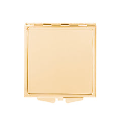 6cm Mini Square Blank Compact Mirror Setting Blanks - Multi-Color Electroplated HD Double-Sided Folding Pocket Metal Mirror Frame for DIY Crafts, Sublimation, Resin, Cabochon Jewelry Making (Silver, Gold, Light Gold, Rose Gold) 🪞✨