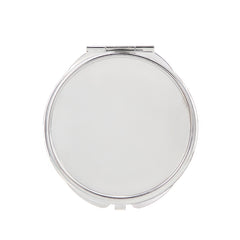 7cm Round DIY Compact Mirror Blank, Double-Sided Glass Mirror , Customizable Craft Mirror for Vinyl, UV DTF Stickers, Resin Art & Personalized Gifts for Women, Crafters & Small Businesses