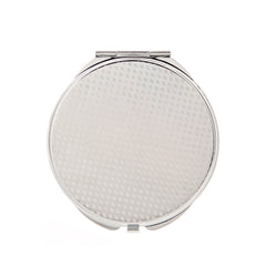 7cm Round DIY Compact Mirror Blank, Double-Sided Glass Mirror , Customizable Craft Mirror for Vinyl, UV DTF Stickers, Resin Art & Personalized Gifts for Women, Crafters & Small Businesses