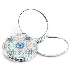 Evil Eye Mandala Eco-Friendly Compact Mirror